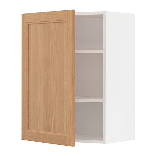 METOD wall cabinet with shelves