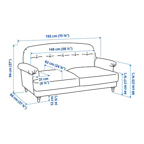 ESSEBODA 2-seat sofa