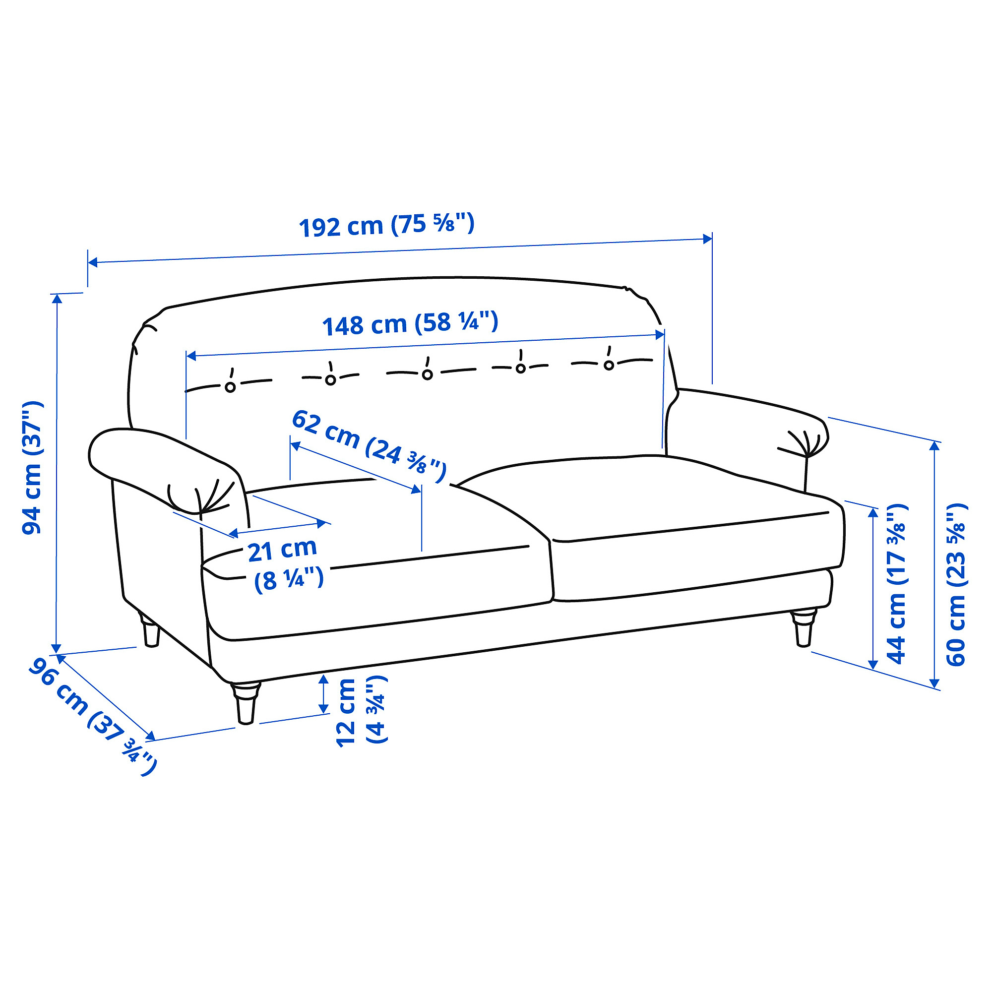 ESSEBODA 2-seat sofa