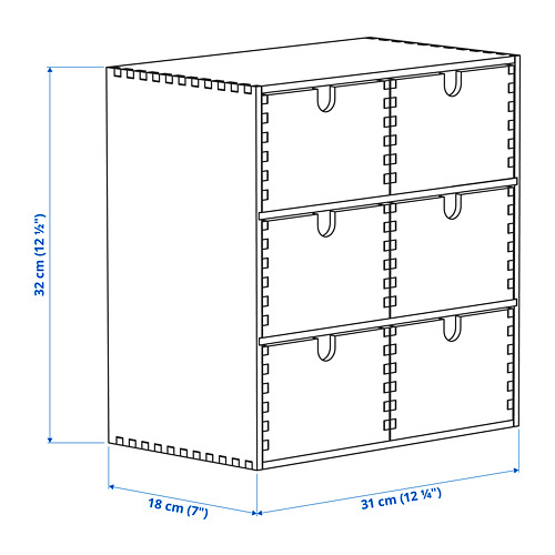 MOPPE - 迷你抽屜儲物盒, 樺木合板 | IKEA 線上購物 - PE793936_S4