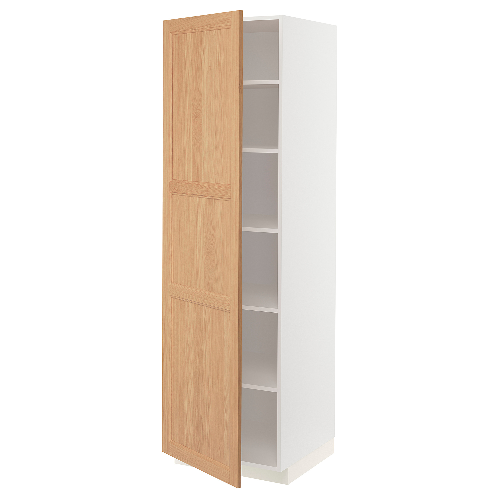 METOD high cabinet with shelves