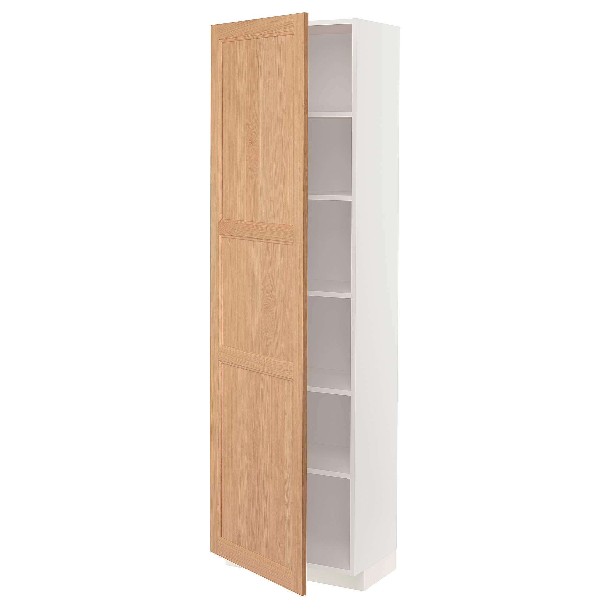 METOD high cabinet with shelves