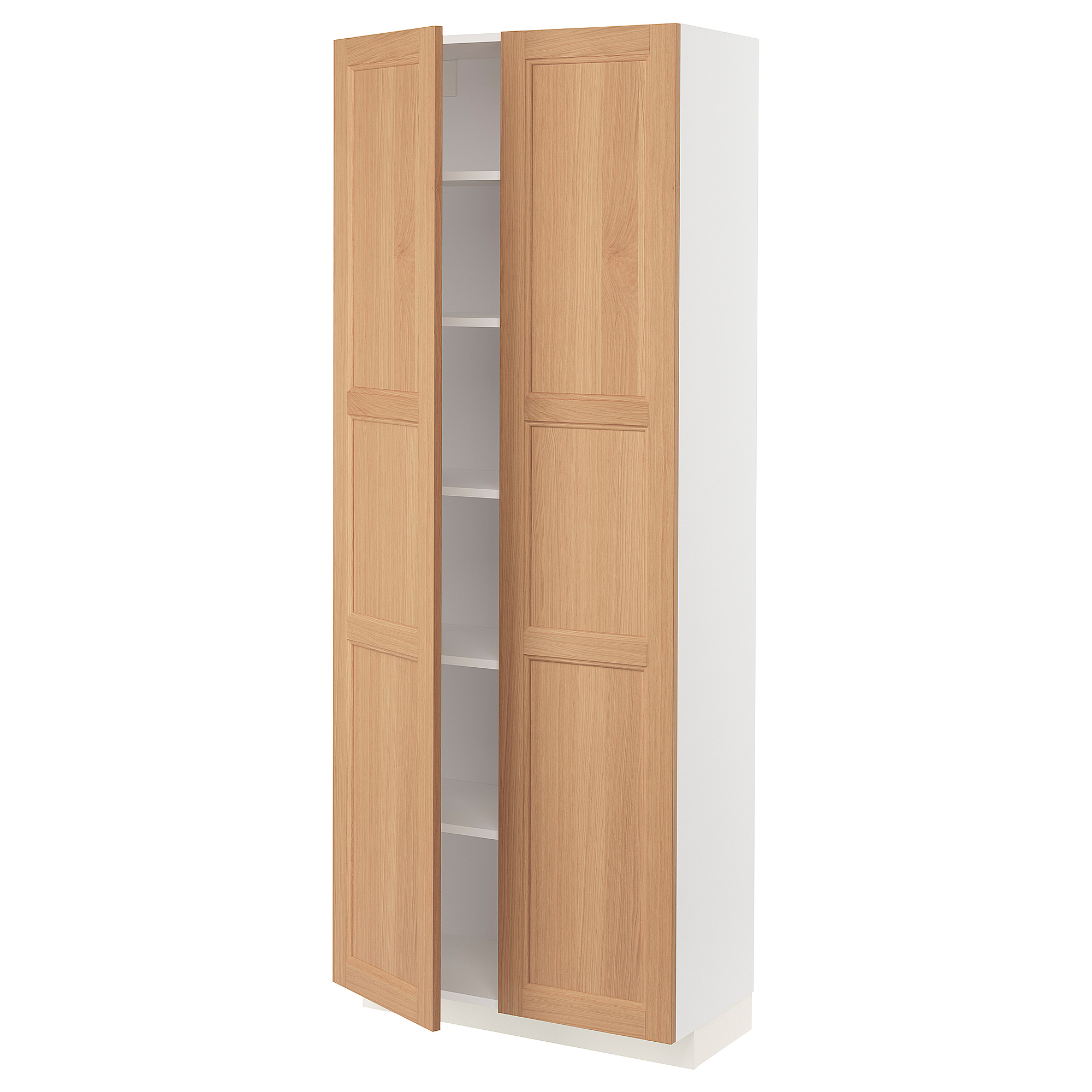 METOD high cabinet with shelves