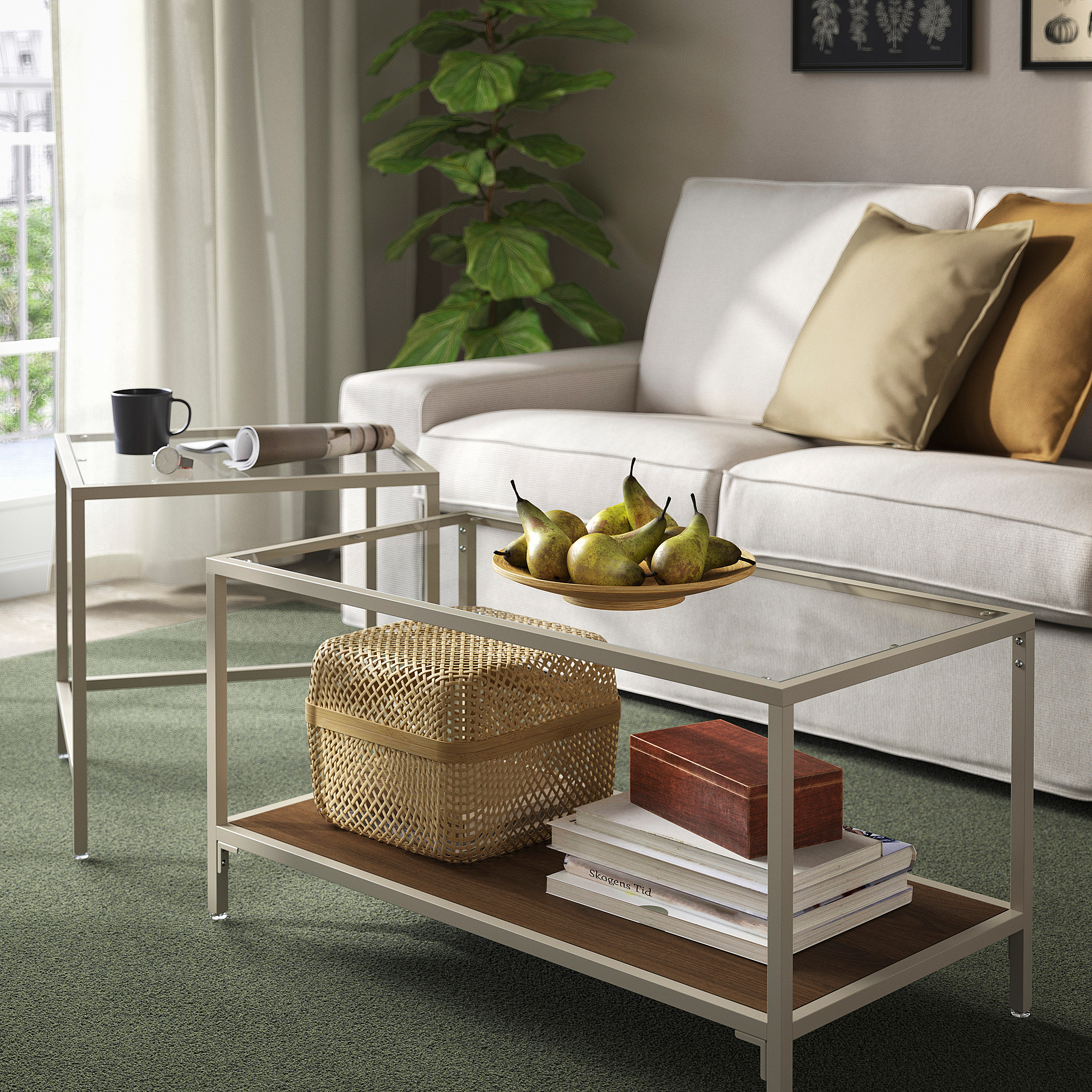 VITTSJÖ 子母桌 2件組