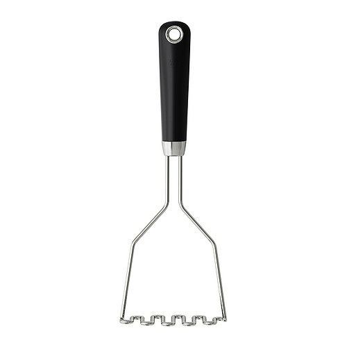 IKEA 365+ HJÄLTE - potato masher, stainless steel/black | IKEA Taiwan Online - PE267931_S4