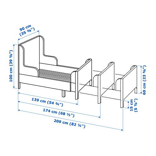 BUSUNGE extendable bed