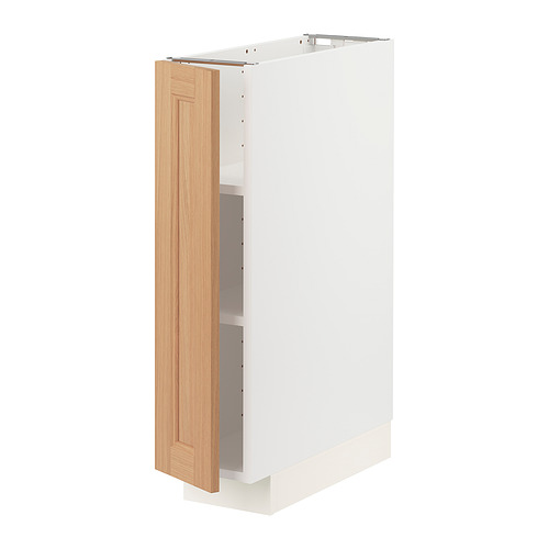 METOD base cabinet with shelves 