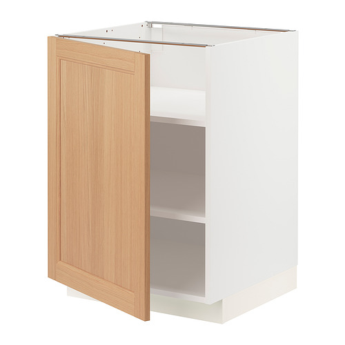 METOD base cabinet with shelves