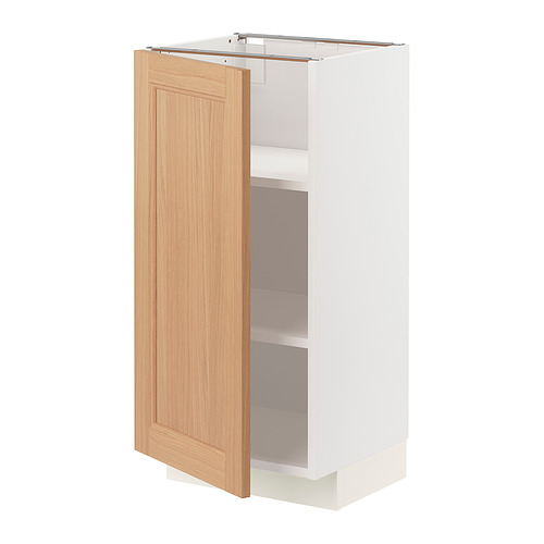 METOD base cabinet with shelves 