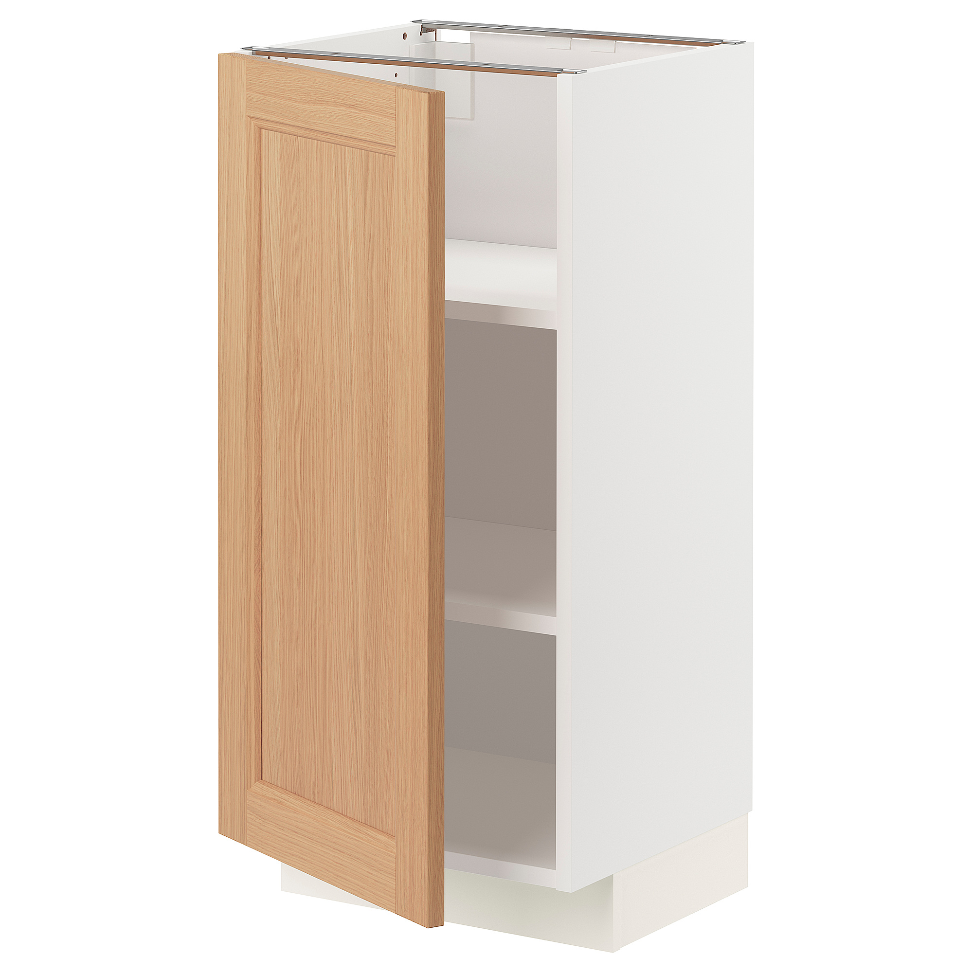 METOD base cabinet with shelves 