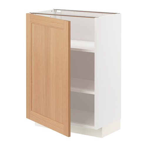 METOD base cabinet with shelves 