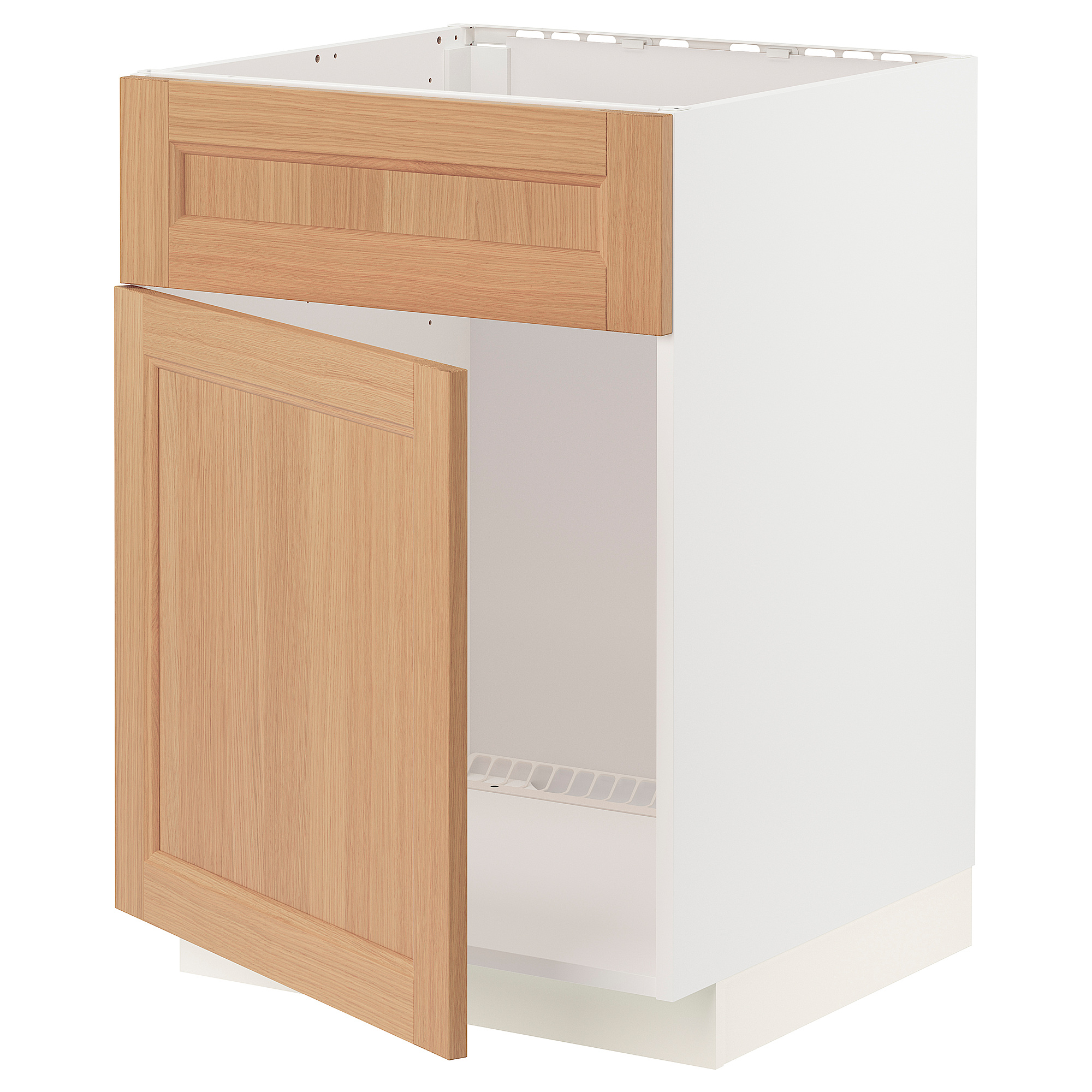 METOD base cabinet f sink w door/front