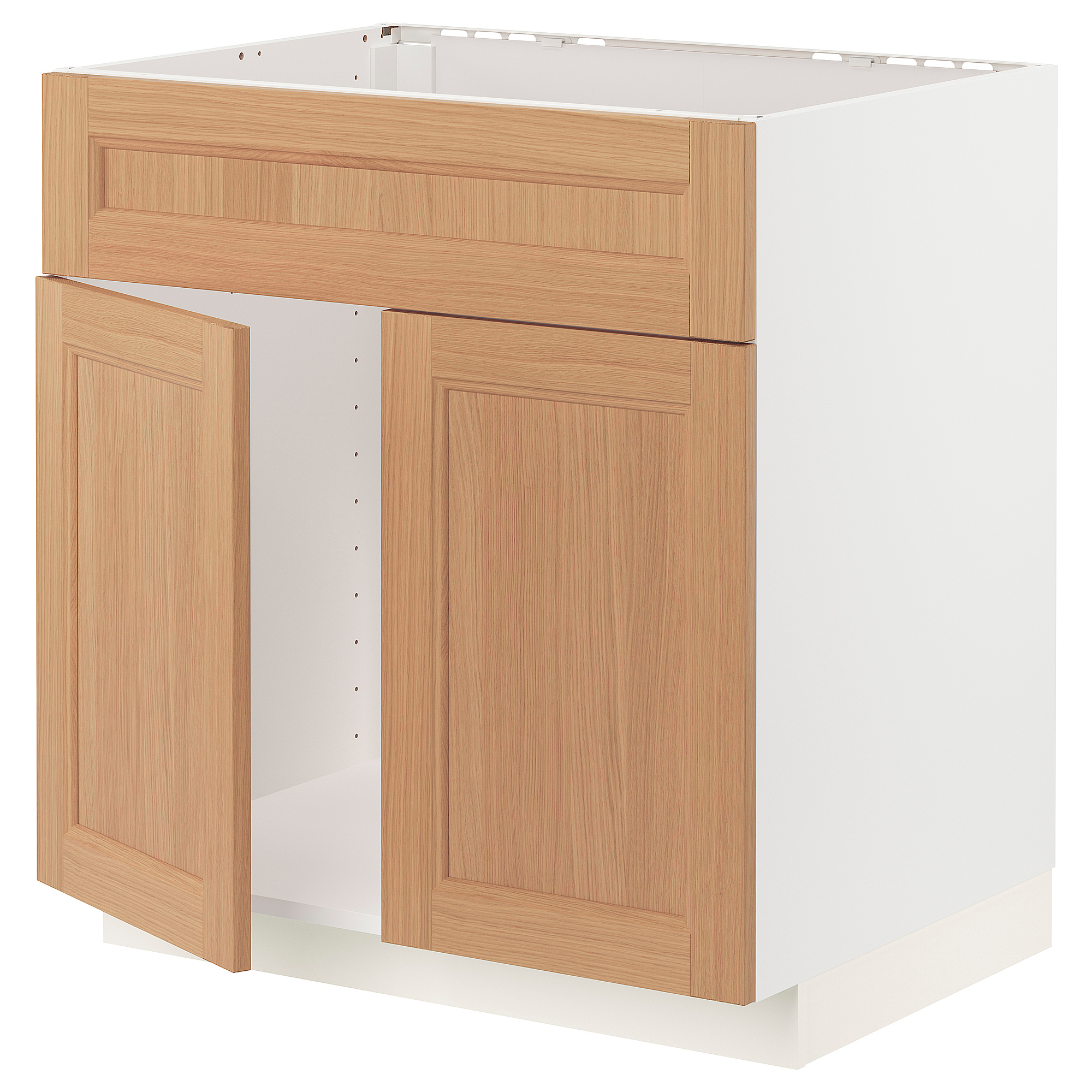 METOD base cabinet f sink w 2 doors/front