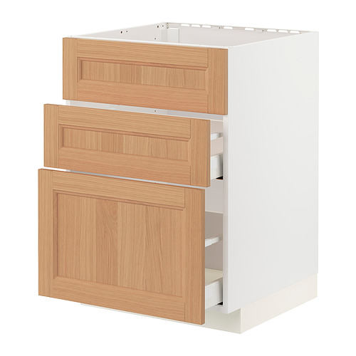 METOD/MAXIMERA base cab f sink+3 fronts/2 drawers