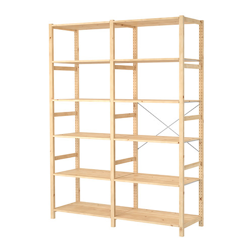 IVAR - 2 sections/shelves, pine | IKEA Taiwan Online - PE297655_S4