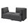 VALLENTUNA - 2-seat modular sofa with sofa-bed, and storage/Kelinge anthracite | IKEA Taiwan Online - PE794020_S1