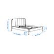 TÄLLÅSEN upholstered bed frame