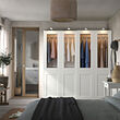 PAX/GRIMO wardrobe with sliding doors