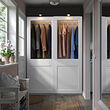 PAX/GRIMO wardrobe with sliding doors
