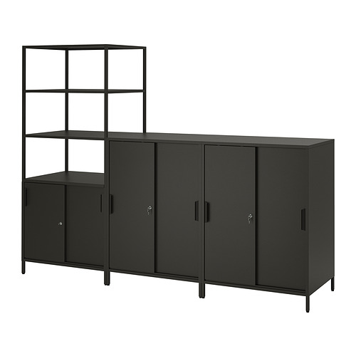 TROTTEN - 收納櫃組合, 碳黑色 | IKEA 線上購物 - PE839675_S4