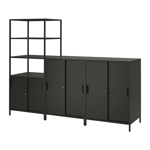 TROTTEN - 收納櫃組合, 碳黑色, 240x180 公分 | IKEA 線上購物 - PE839675_S4