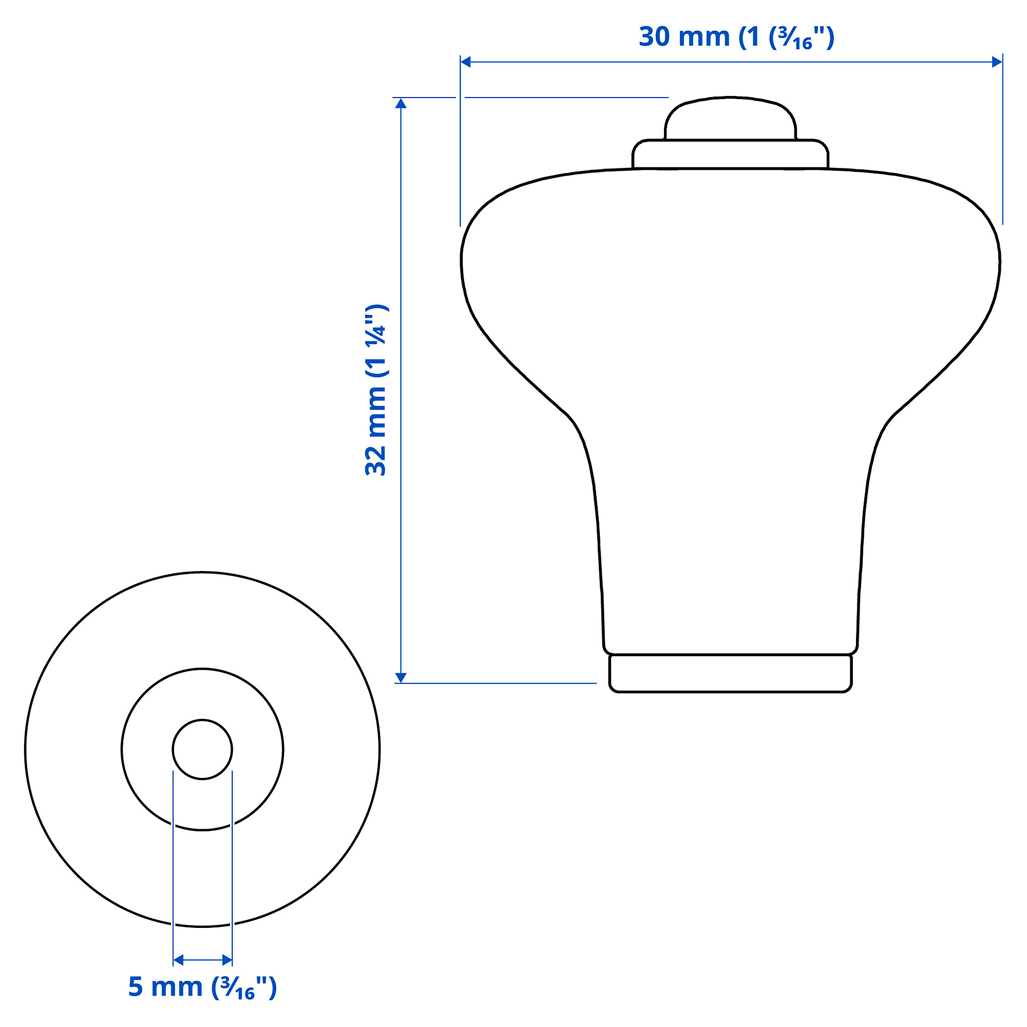 KLINGSTORP knob