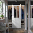 PAX/GRIMO wardrobe with sliding doors