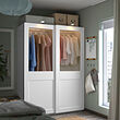 PAX/GRIMO wardrobe with sliding doors