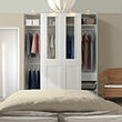 PAX/GRIMO wardrobe with sliding doors