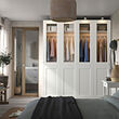 PAX/GRIMO wardrobe with sliding doors