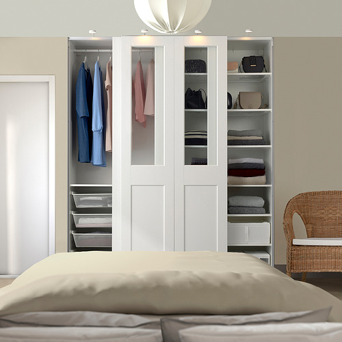 PAX/GRIMO wardrobe with sliding doors