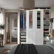 PAX/GRIMO wardrobe with sliding doors