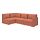 VALLENTUNA - modular corner sofa, 3-seat, with storage/Kelinge rust | IKEA Taiwan Online - PE794172_S1