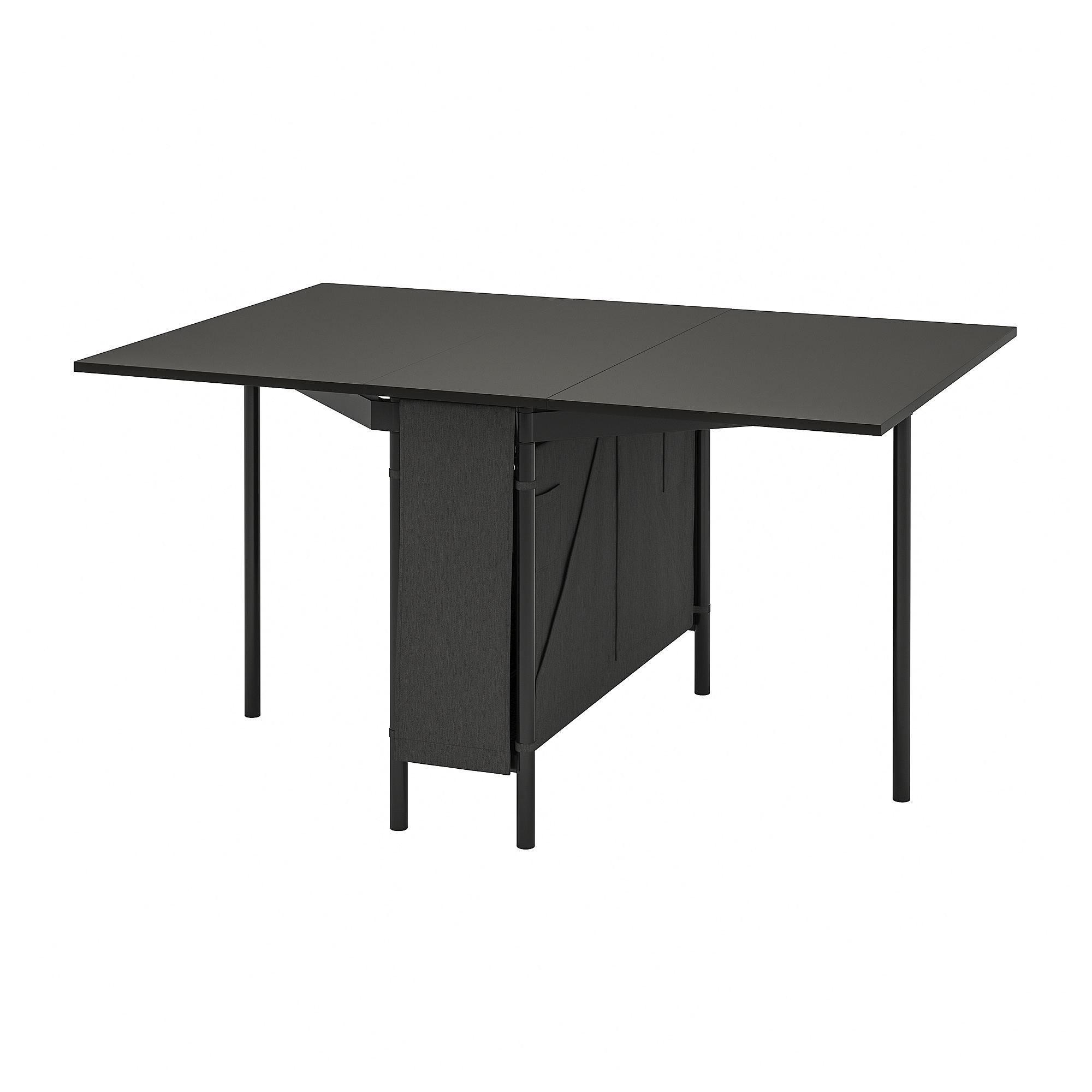 KALLHÄLL gateleg table with storage