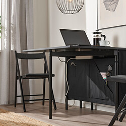 KALLHÄLL - 附儲物折疊桌, 白色/淺灰色 | IKEA 線上購物 - PE829990_S3