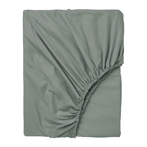 DVALA - 床包, 灰綠色, 150x200 公分 | IKEA 線上購物 - PE879990_S4