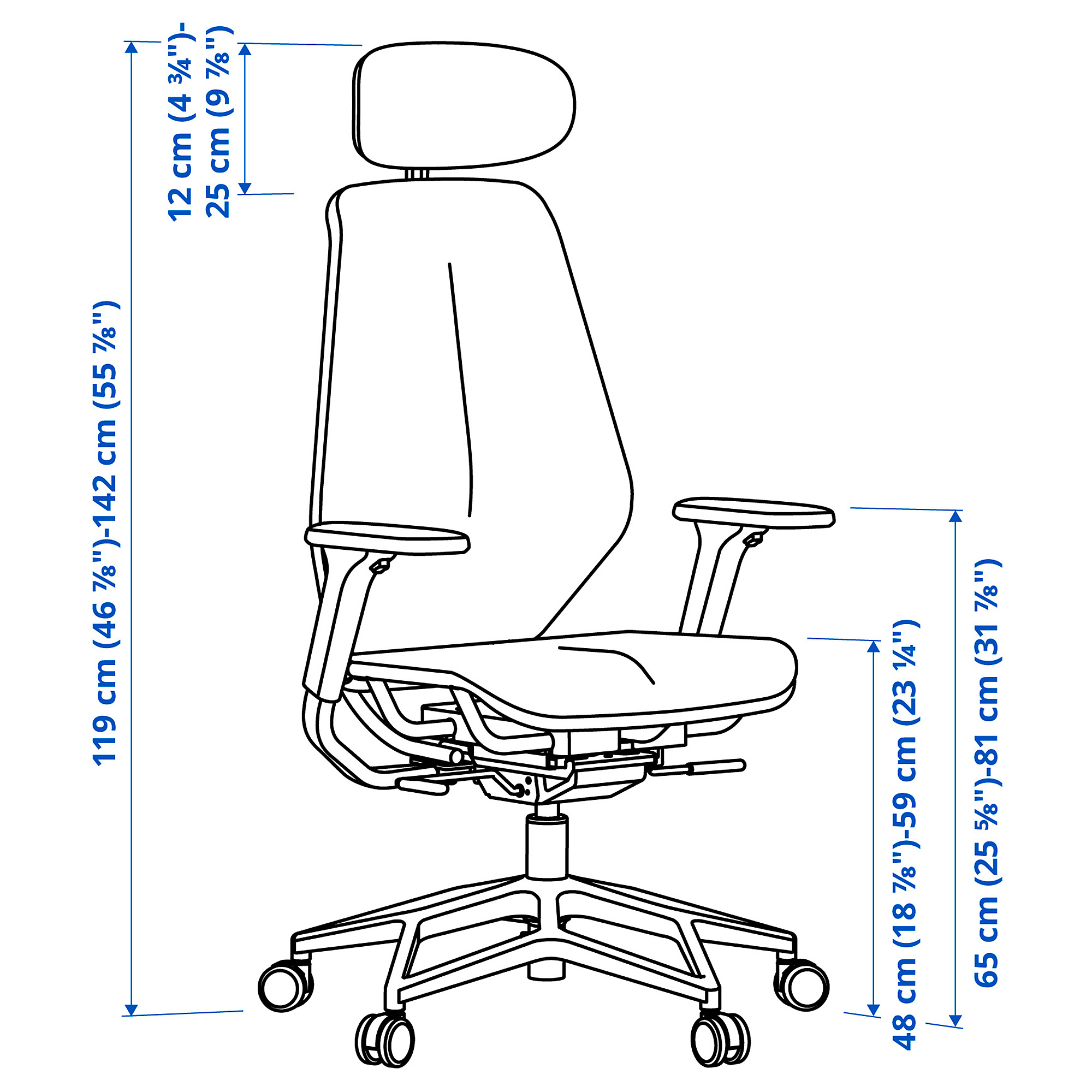 STYRSPEL gaming chair