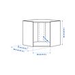 METOD corner wall cabinet