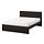 MALM - 雙人床框, 黑棕色, 附LURÖY床底板條/高床頭板 | IKEA 線上購物 - PE699032_S1