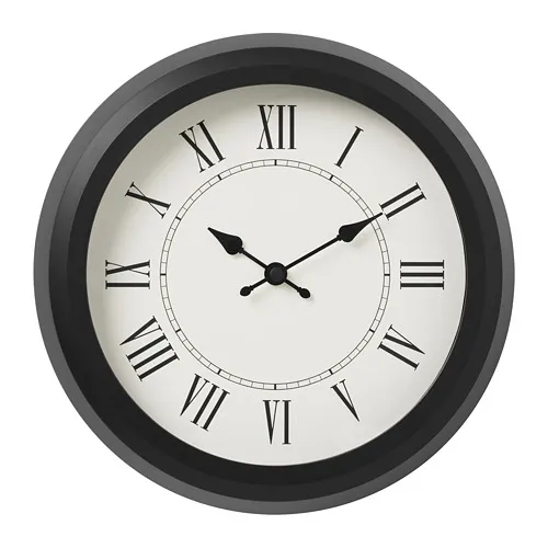 NUFFRA - wall clock, black, 25 cm | IKEA Taiwan Online - PE699039_S4