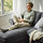 EKTORP - 3-seat sofa with chaise longue, Hallarp grey | IKEA Taiwan Online - PE794235_S1