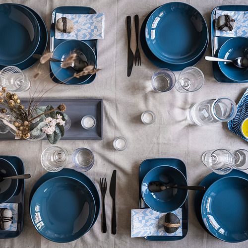 FÄRGKLAR - 碗, 光滑 深土耳其藍, 直徑16公分 | IKEA 線上購物 - PE839867_S4