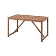 NÄMMARÖ - 戶外餐桌, 淺棕色, 140x75 公分 | IKEA 線上購物 - PE880051_S2 