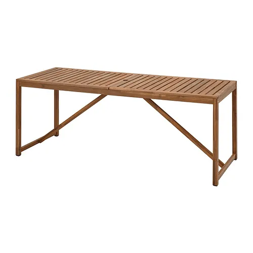 NÄMMARÖ - 戶外餐桌, 淺棕色, 200x75 公分 | IKEA 線上購物 - PE880053_S4