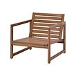 NÄMMARÖ - lounge chair, outdoor, light brown stained | IKEA Taiwan Online - PE880055_S2 