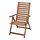 NÄMMARÖ - reclining chair, outdoor, foldable light brown stained | IKEA Taiwan Online - PE880057_S1
