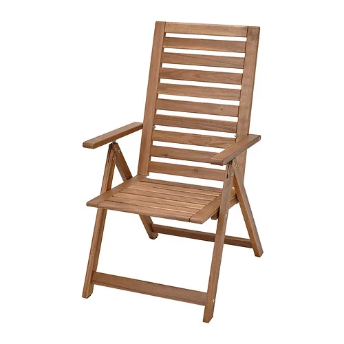 NÄMMARÖ - 戶外躺椅, 折疊式 淺棕色 | IKEA 線上購物 - PE880057_S4