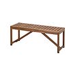 NÄMMARÖ - bench, outdoor, light brown stained | IKEA Taiwan Online - PE880059_S2 