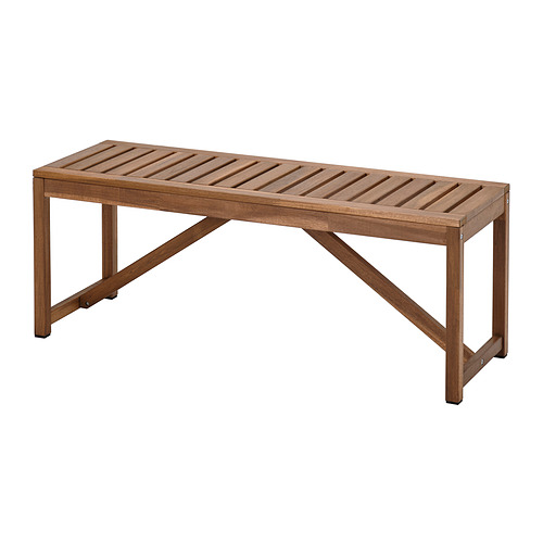 Ikea outdoor wooden bench deals