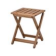 NÄMMARÖ - stool, outdoor, foldable/light brown stained | IKEA Taiwan Online - PE880061_S2 